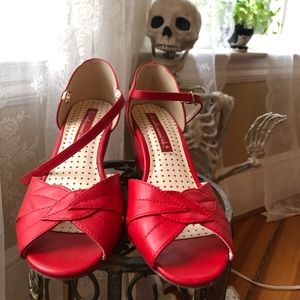 B.A.I.T. Footwear red wedges